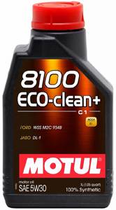 MOTUL 8100 ECO-CLEAN PLUS+ 5w30, C1 & DL-1 1л. синтетика, масло моторное